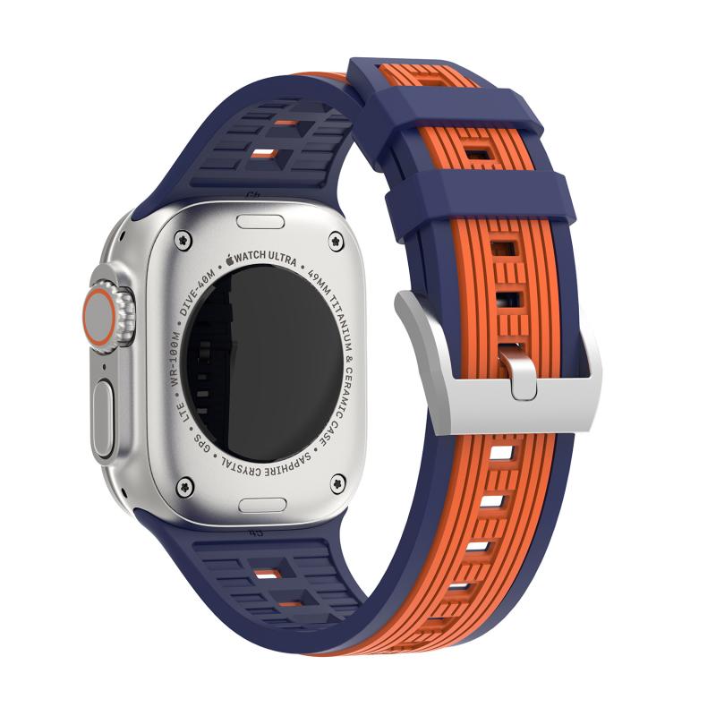 Soft Silicone Strap For Apple Watch Series 11 46mm Band 42mm 44mm 45mm 41mm 40mm 38mm Ultra 2/3 49mm Sport Bracelet iWatch Serise 10 9 8 7 6 5 4 3 SE