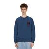 MLB Boston Red Sox Letter Logo Crewneck Sweatshirt Unisex Sweatshirt Blue 31MTE2041-43U