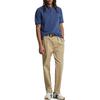 Polo Ralph Lauren SS23 Solid Color Logo Embroidered Pullover Straight Fit Short Sleeve Polo Shirt Men Polo Shirts Blue 710850860-010