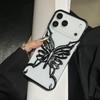 Electroplating borderless hollow butterfly iPhone11Promax mobile phone case is suitable for Apple 11 matte heat dissipation 11 soft