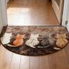 Cartoon Animal Bathroom Mat Dog Door Mat Quick Dry Cat Floor Mat  Laundry Room