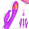 9 Frequencies Heating G-Spot Rabbit Vibrator Waterproof Silicone Adult Products