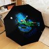 Fc Everton Crest Design Automatic Folding Umbrella - 8-Rib Travel Umbrella with Auto Open/Close & Portable Gifts for Holidays or Birthdays