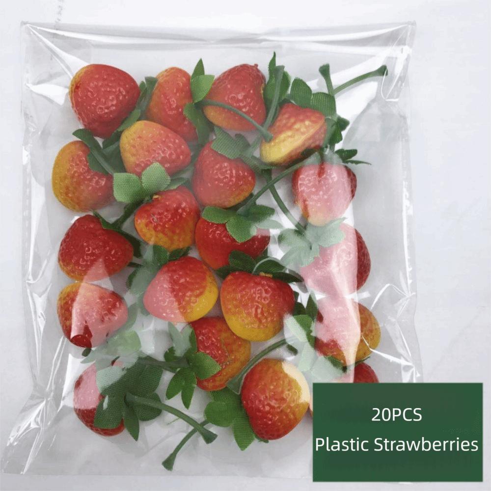 20PCS Multicolor Simulation Fruits Vegetables Fake Cherry Lemon Patoto  Party Wedding Supplies