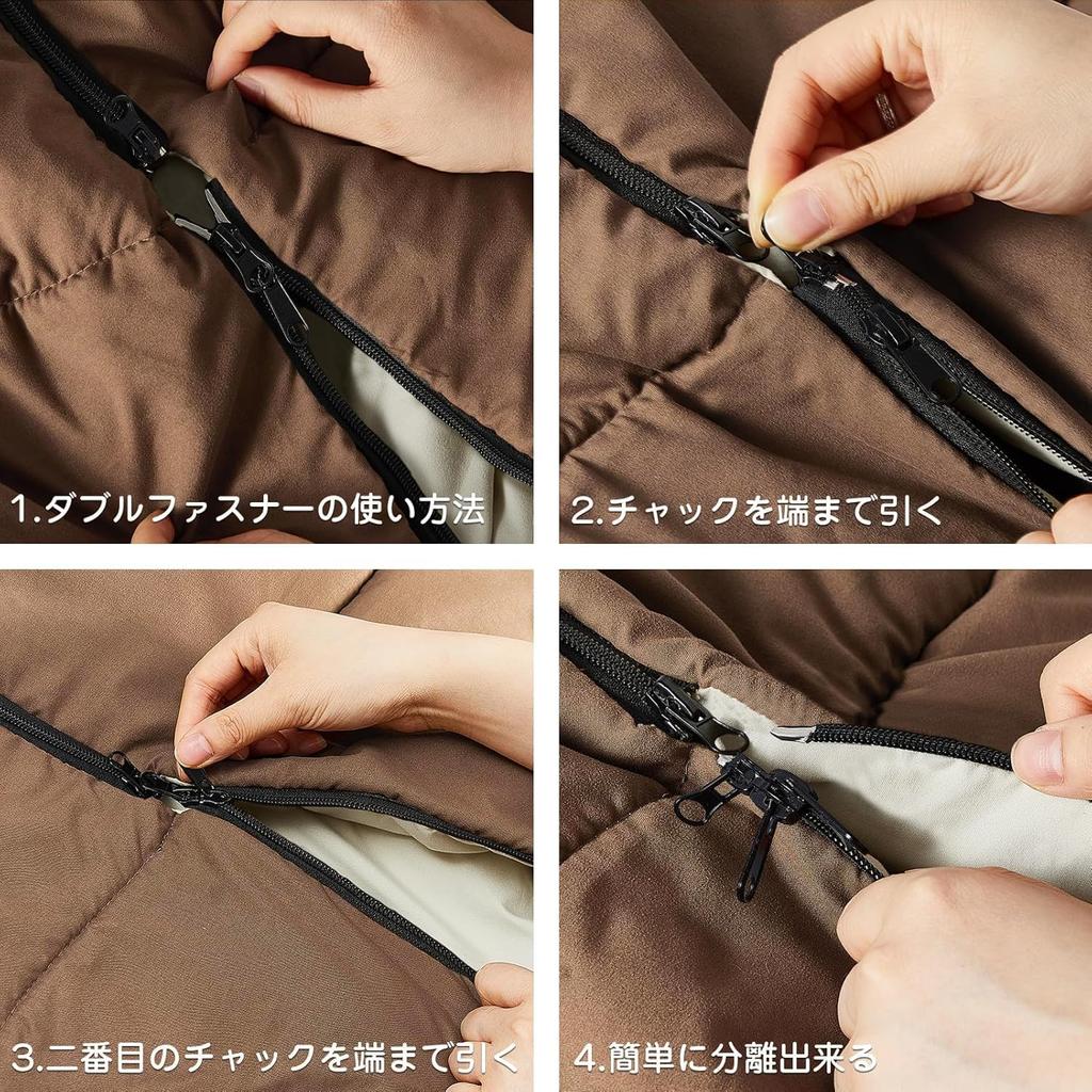 Topfinel Schlafgast mit Aufbewahrung Auto Notfallbettwäsche Komforttemperaturbeutel, Sommer-/Winterbettwäsche, 2,5 kg, Ganzjährig, Winter/Sommer, Kompakt,