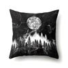 Polyester Pillow Case Automobile Decoration Home Printed Pillow Case Waist Cushion Cover Car Cushion Head Cushion Cover