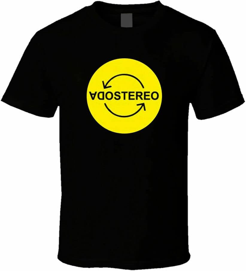 Soda Stereo Logo Music Band Symbol T Shirt Logo T Shirt Men 4XL