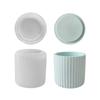 Silicone Candle Cup Molds 3pcs/set Resin Jar Storage Box Mould Exploy Casting Molds Ornament for  Hand-Making Crafts