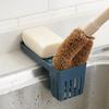 Suction-type Dishwashing Sponge Holder for Bathroom and Kitchen