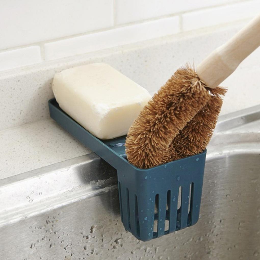 Suction-type Dishwashing Sponge Holder for Bathroom and Kitchen