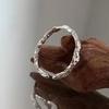 Silver Color Irregular Bumpy Ring Female Opening Adjustable Index Finger Rings for Women Fashion Jewelry Accessories Anillos