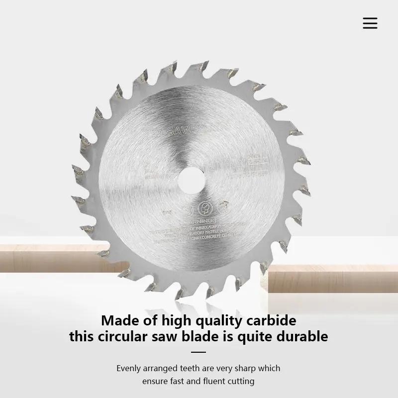 1pcs circular saw blade 89mm aperture 10mm 24T/32T for angle grinder TCT saw disc Hard alloy inclined wood cutting disc