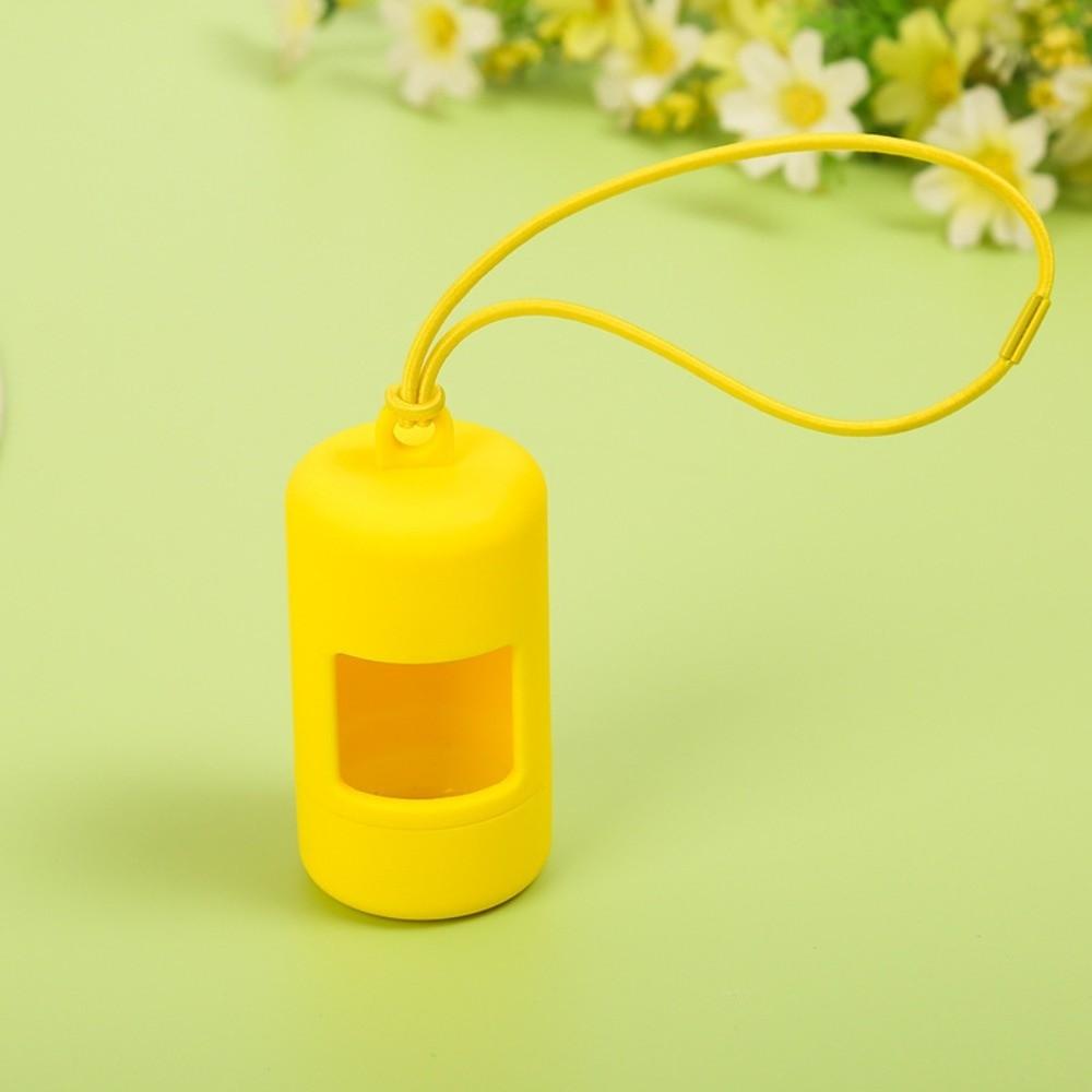 with Rope Dog Poop Bag Case Solid Color Pet Garbage Holder  Cleaning Supplies