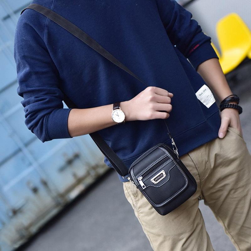 Men's Fashion One Shoulder Crossbody Bag Casual Business Bag