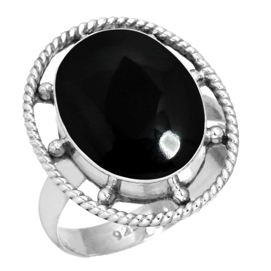 925 Sterling Silver Ring Women Gemstone Handmade Jewelry Engagement Gift Amber Amethyst Black Onyx Carnelian Garnet Quartz Green Onyx Gold Stone