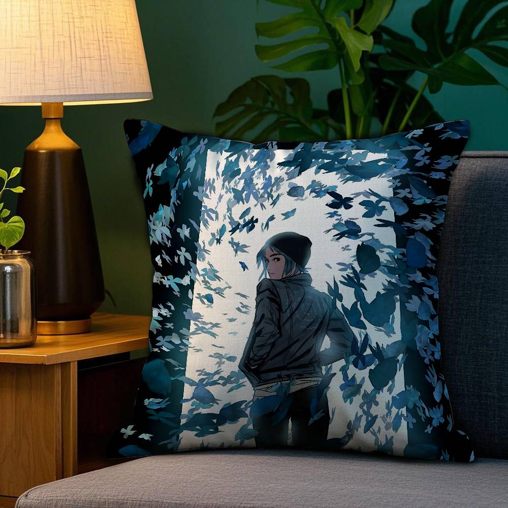 Spiel Life Is Strange Kissenbezug Sofa Wohnzimmer Schlafzimmer Zweiseitiger Druck Quadratisches Kissen Nickerchen-Kissenbezug