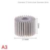 20Mm 27.5Mm 32Mm 40Mm 1W 3W Radiator High-Power Aluminum Led Radiator Led Light Heatsink
