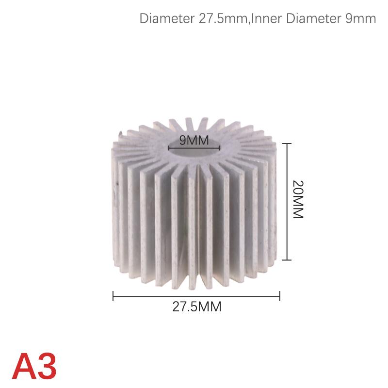 20Mm 27.5Mm 32Mm 40Mm 1W 3W Radiator High-Power Aluminum Led Radiator Led Light Heatsink