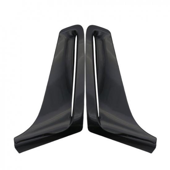 2PCS For 16-19 BMW G12 7-Series Glossy Black Fender Side Air Duct Molding Trims