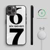 67 S-Six Seven   Coque de Téléphone Pour iPhone17,16,15,14,13,12,11 Plus,Pro Max Magnétique Pour Magsafe Chargement Sans Fil