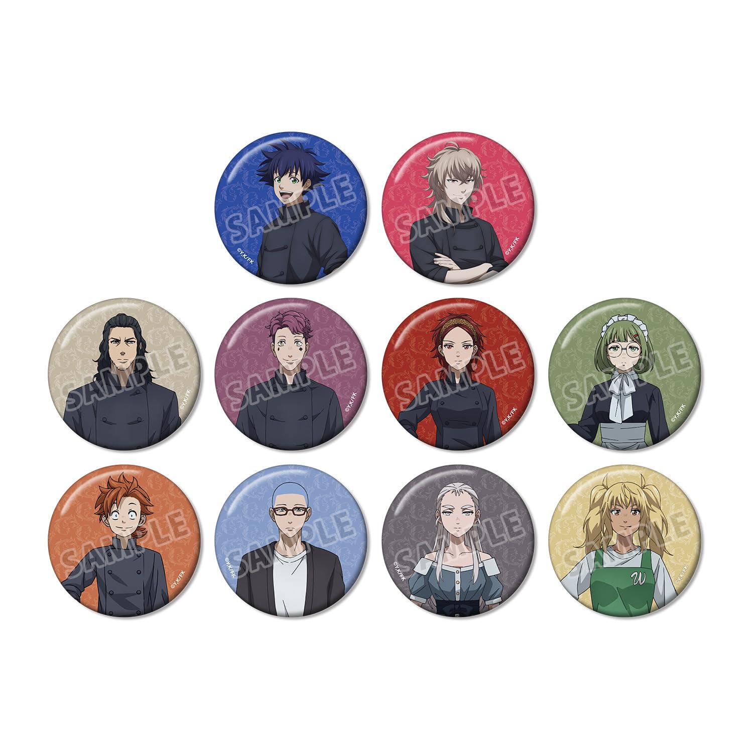 Кулинария Торговые значки Коробка из 10 штук Ферма