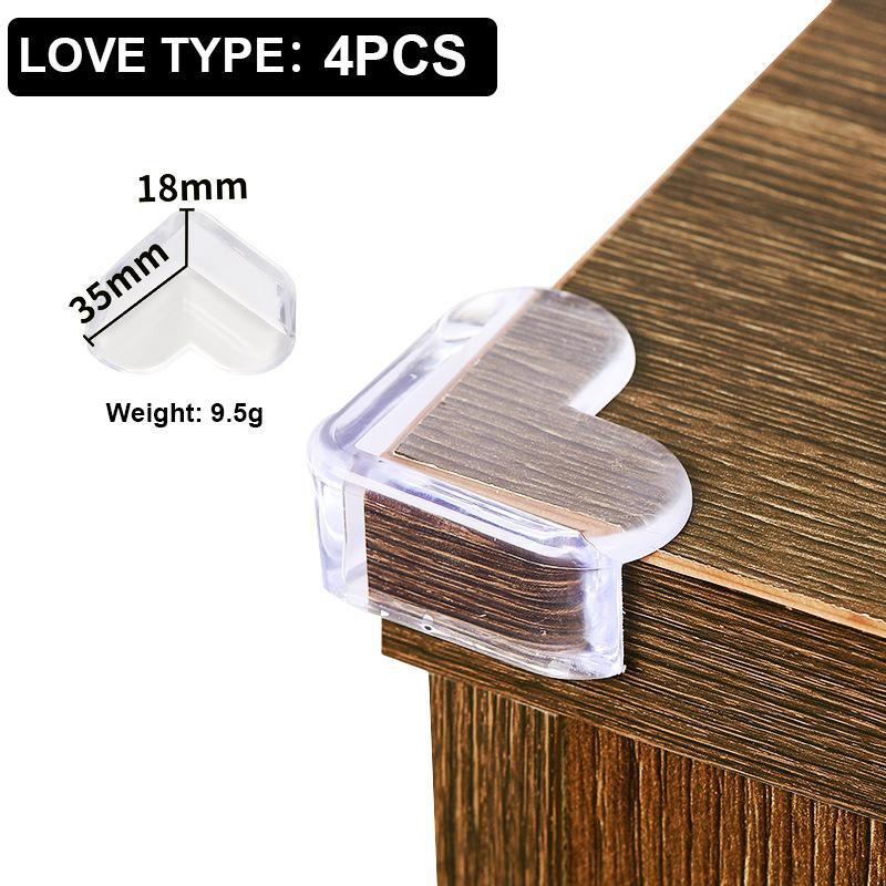 

Силиконовый протектор для безопасности детей, защитный чехол для углов стола, защита электрических розеток, защита от столкновений детей set 1 4PCS