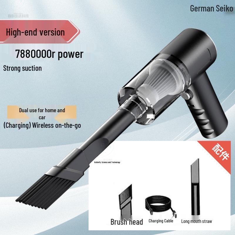 German Dual-Use High Suction Car and Home Handheld Mini Vacuum