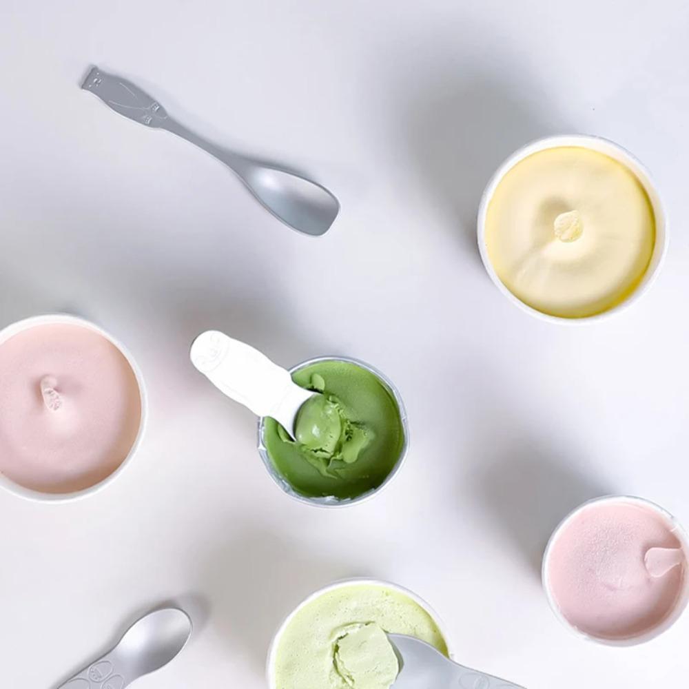 Japan Dessert Spoon Aluminum Coffee Spoon Kitchen Tableware Ice Cream Spoon Pudding
