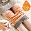Sexy Translucent Fleece Velvet Tights Pantyhose Girls Pants Thicken Warm Tights For Women Winter Thermal Stockings Leggings