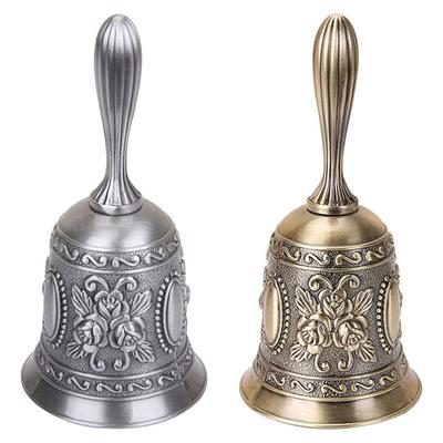 Manuelle Glocke, Meditation, Handglocke, Retro-Stil, Glücksdinner, Gebet, handgefertigtes Dekor
