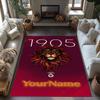 Galatasaray Customize Text Floor Rug Office Rug Perfect For Entryway Balcony Kitchen Dormitory Antislip Rug Office Home Decor Wedding Party Gift