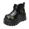 Fashion 2025 New Fashion Autumn Boots Shoes Women Ankle Boots Female Wedges Boots Women Chelsea Boot 10CM Platform Shoes Winter Warm