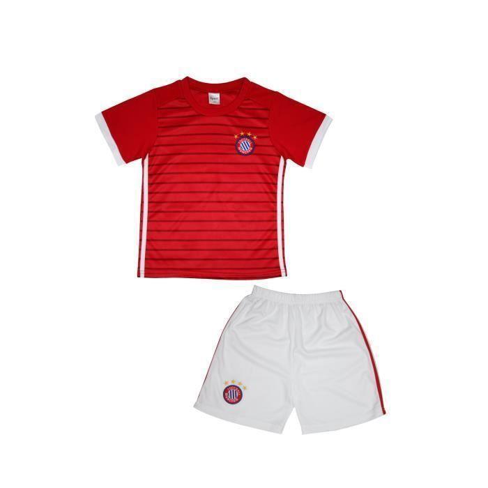 Football Clothing Set - NPZ - Munich - Red - Short Sleeve - Size 4 To 14 Years