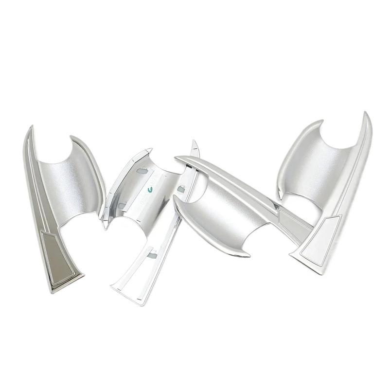Car Upgrade Chrome Door Handle Bowl Cover Trim For VW Teramont Atlas 2017‑2024 Volkswagen Auto Exterior Car Accessories