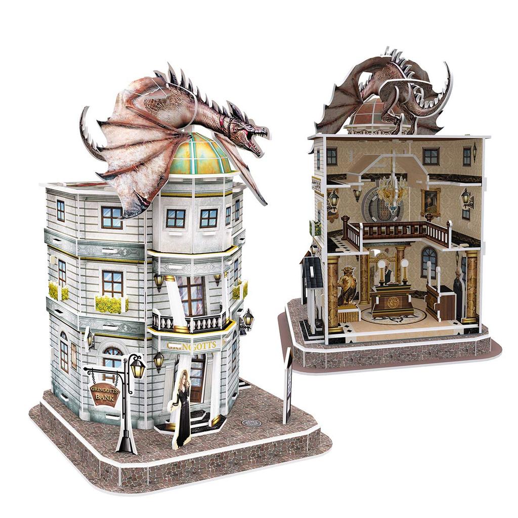 Heart Art Collection 3D Puzzle Harry Potter Diagon Alley Gringotts Bank 74 Pieces DS1005h