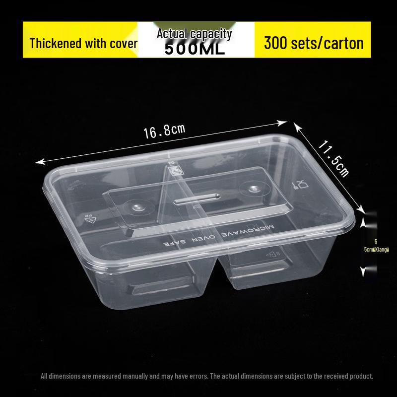 Disposable Plastic Compartment Lunch Box