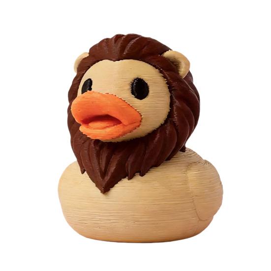 

Small Duck Figurine 3D Printed Cute Turtle/Panda/Dog/Banana Duck Statue for Home Office Desk Shelf Decor B