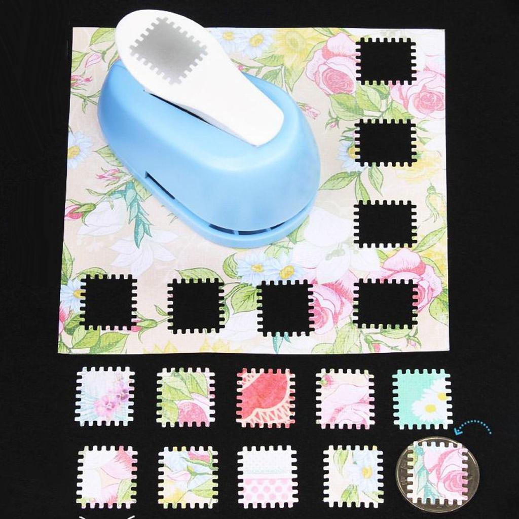 Large Square Shape DIY Craft Punch Stamp Embossing Tool for Kindergarten Handmade Projects Embossing Machine Paper Punch
