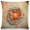 Luxurious Bird Blue Whale Hedgehog Moonlight Owl Bat Bee Octopus Cushion Cover Pillow Case