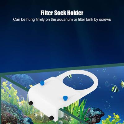 Telescopic Fish Filter Sock Bag Holder Prefilter Mount Bracket for Aquariums Acrylic Filter Bag Mount Bracket Easy Use