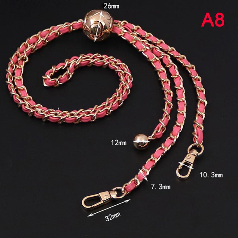 Geldbörsenkette, Riemen, Kettenriemen, Ersatz, verstellbar, Pu-Leder, Geldbörsenkette