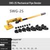 Electric Hydraulic Pipe Bending Machine for 1-4 inch Seamless, Galvanized, Steel & Split Pipes (Manual SWG)