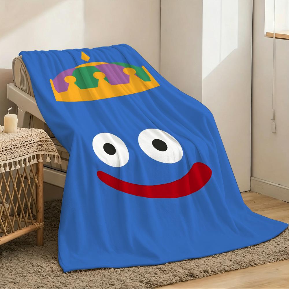 Slime MoriMori Dragon Quest Throw Lightweight 240g Flannel Blanket Soft Skin-friendly for Summer Cooling