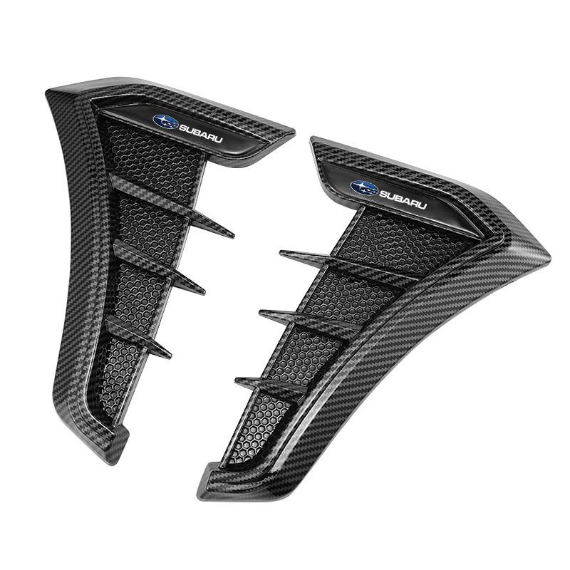 2PCS Car Side Leafboard Sticker Flank Fender Modified For Subaru Forester XV Legacy WRX Tribeca Levorg BRZ Crosstrek Accessories