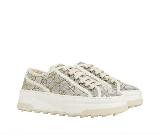 

Gucci Tennis GG sneaker Women s White Size 746766 FAD9W 8146 36