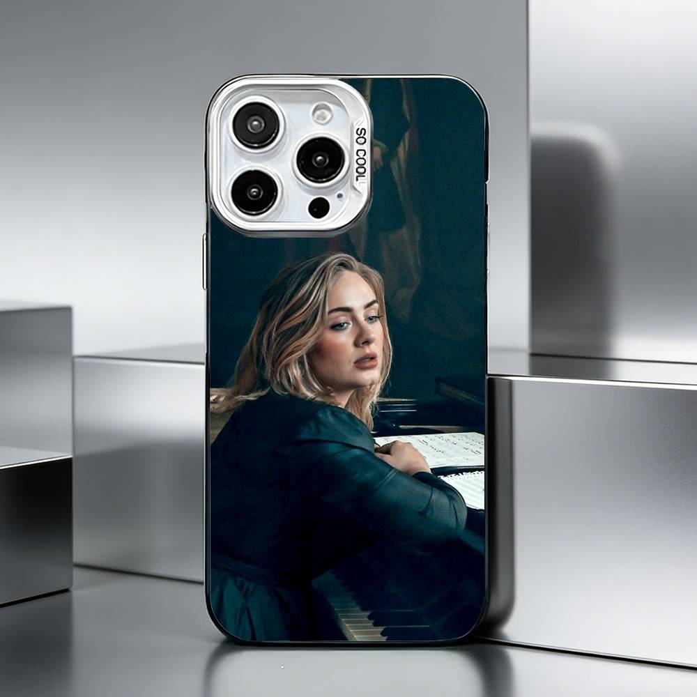 Singer idol A-Adele A-Adkins-AA   Phone Case For iPhone 17,16,15,14,13,12,11 Plus,Pro Max,XS,Colored silver phone case