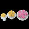 3 Piece Set Snowflake Fudge Cake Decorating Cutter Plunger Mold Cookie Cutter Mold Baking Accessories Kitchen Accessories