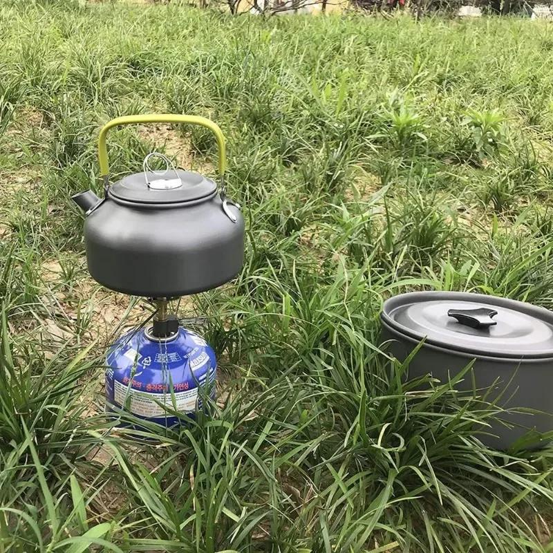 Portable Mini Camping Stoves Head Integrated Folding Stove Head Camping Outdoor Integrated Stove Head for Outdoor Camping Hiking