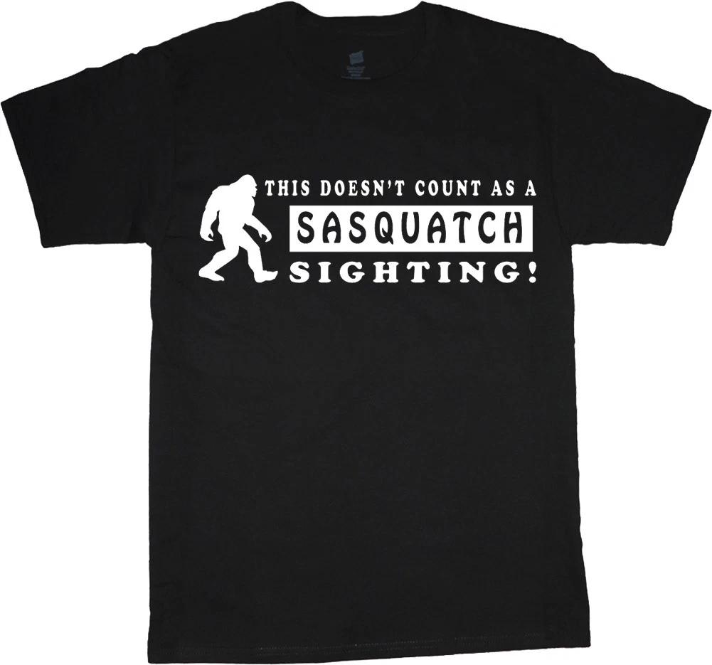 Sasquatch t-shirt funny big guy saying tee shirt yeti bigfoot decal XS