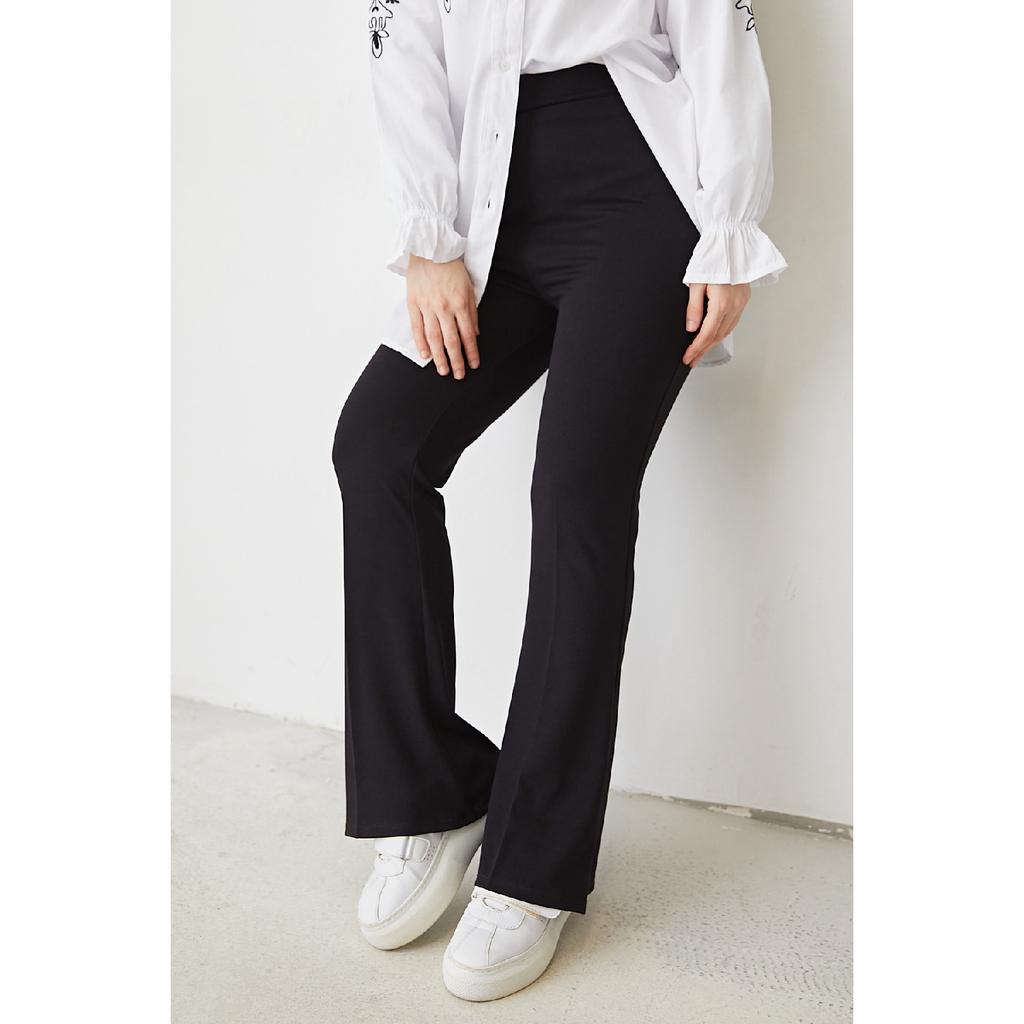 206 Spanish Leg Fabric Trousers